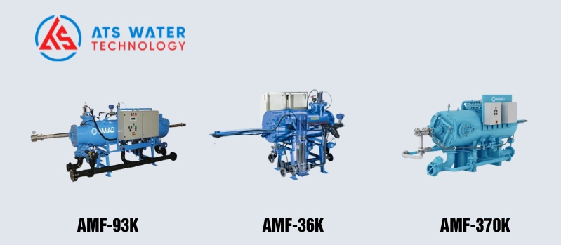Các model của thiết bị lọc vi sợi AMF