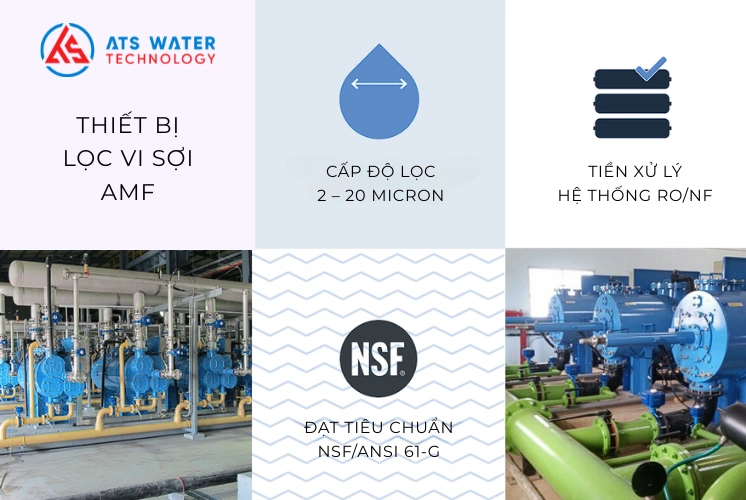 Những đặc điểm nổi bật của thiết bị lọc vi sợi AMF
