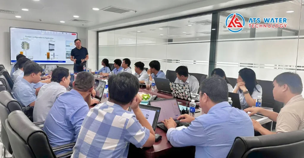 Khóa đào tạo kỹ thuật chuyên sâu về màng UF, MBR của chuyên gia Pentair tại Công ty TNHH Công Nghệ Nước ATS