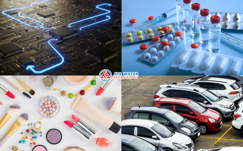 Ứng dụng của Deionized water trong các ngành công nghiệp