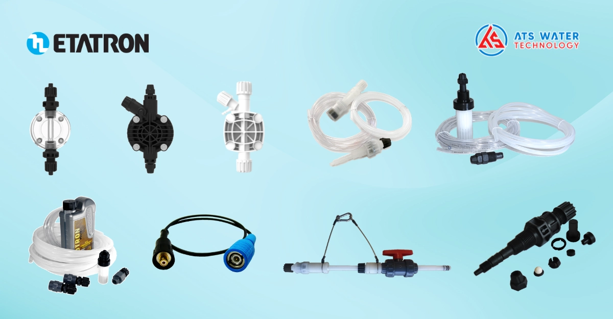 Báo giá máy bơm định lượng Etatron và các phụ kiện bơm