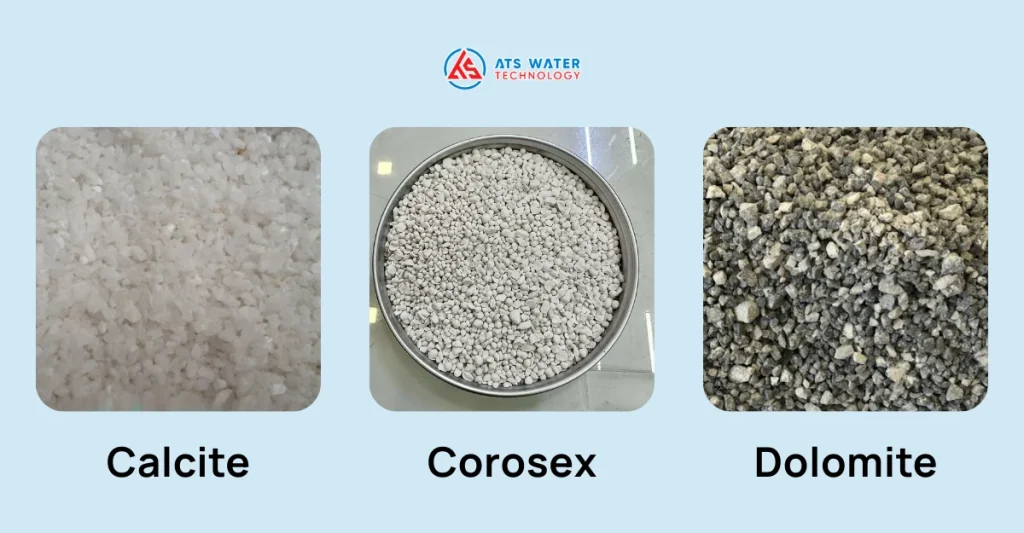 Sử dụng vật liệu lọc nâng pH của nước