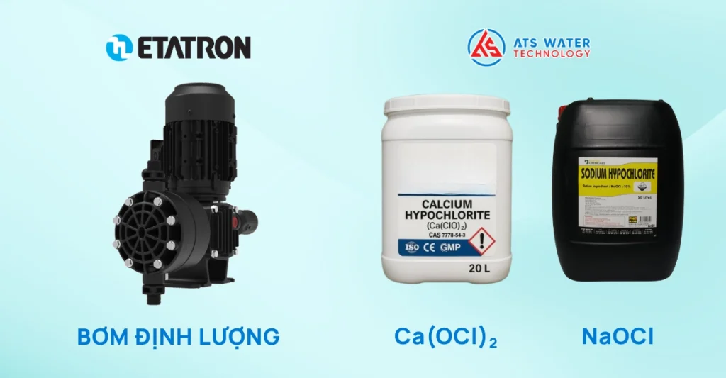 Cách lựa chọn bơm định lượng clo phù hợp