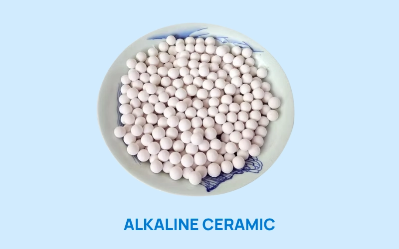Hạt alkaline ceramic là vật liệu lọc tăng ph nước nhẹ