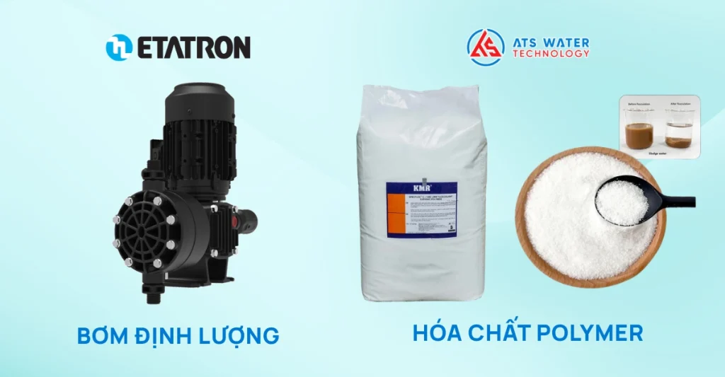Vì sao cần bơm định lượng cho hóa chất polymer?