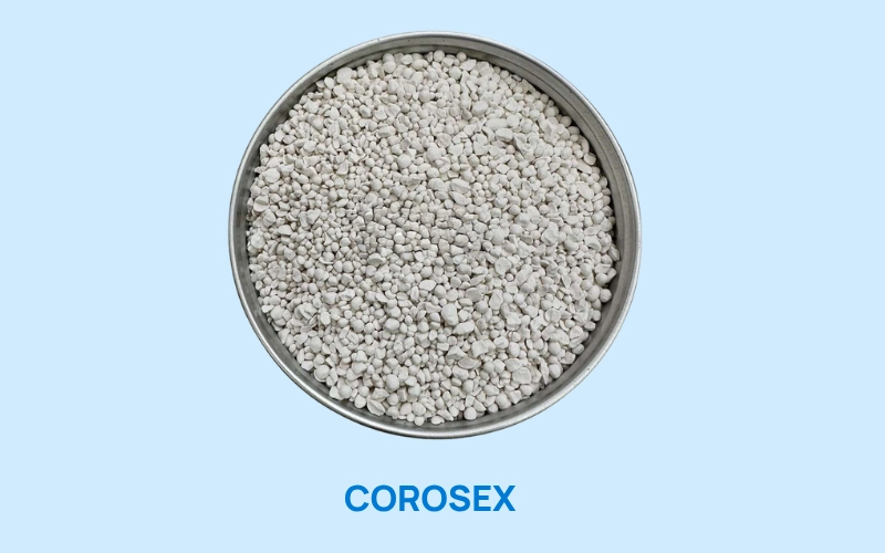 Corosex là vật liệu lọc nước có thể làm tăng pH