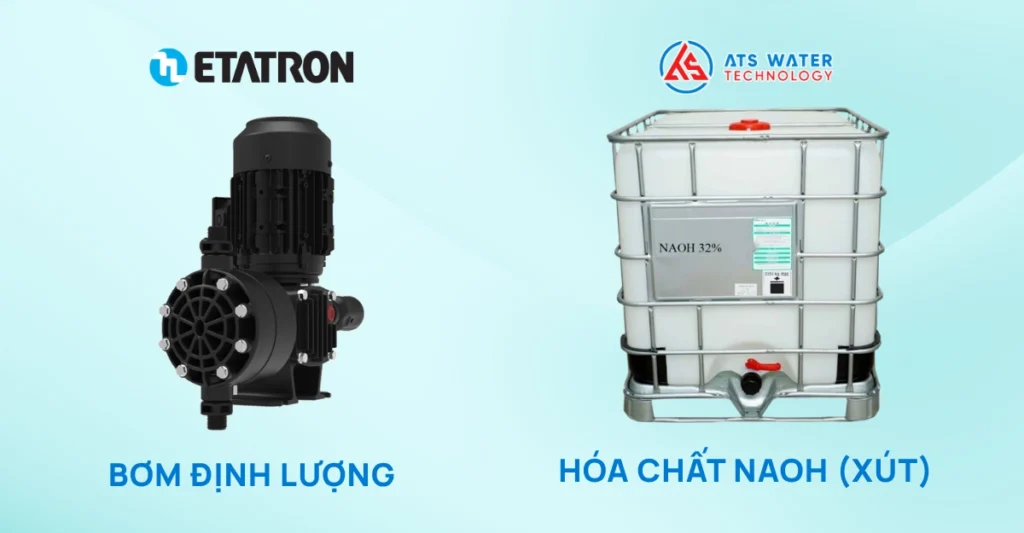Ứng dụng của bơm định lượng hóa chất NaOH