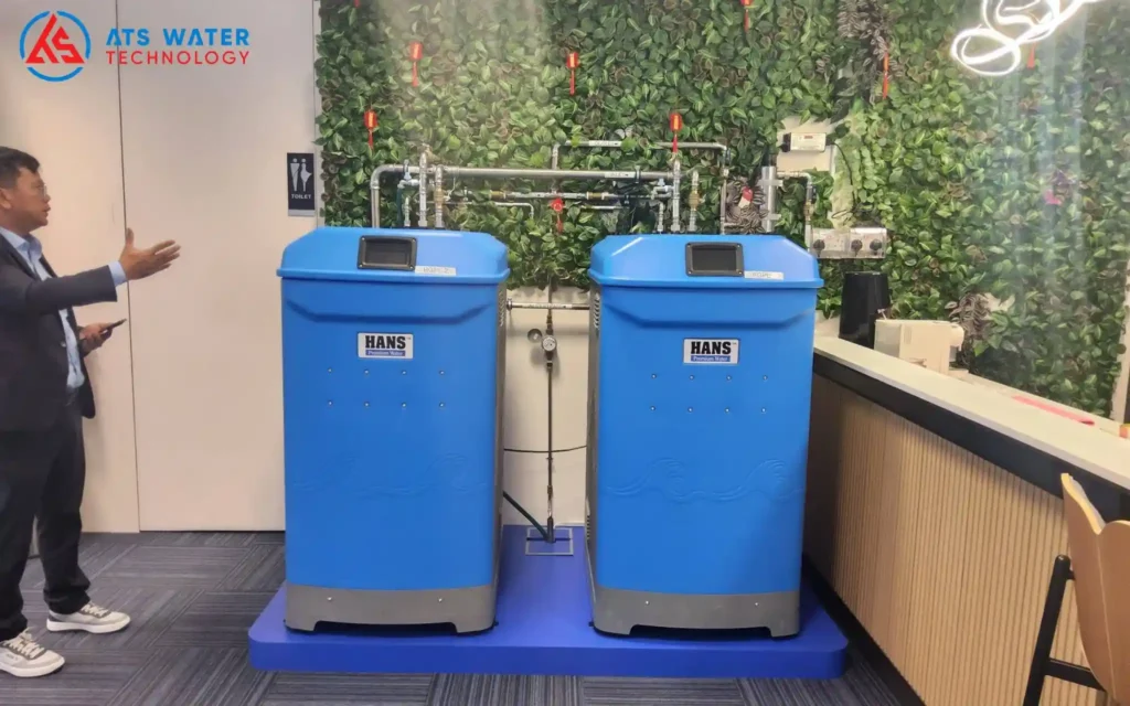 ATS Water Technology làm việc với các chuyên gia tại trụ sở của Renew Group - nhà sản xuất HANS™ Premium Water