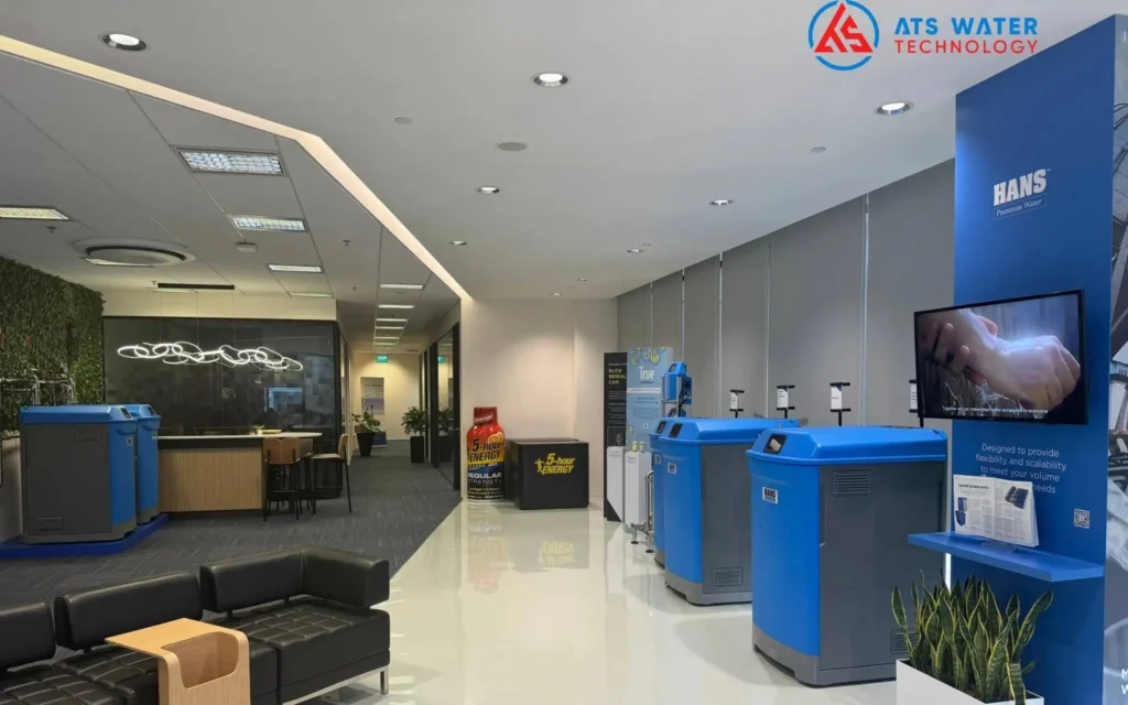 ATS Water Technology làm việc với các chuyên gia tại trụ sở của Renew Group - nhà sản xuất HANS™ Premium Water