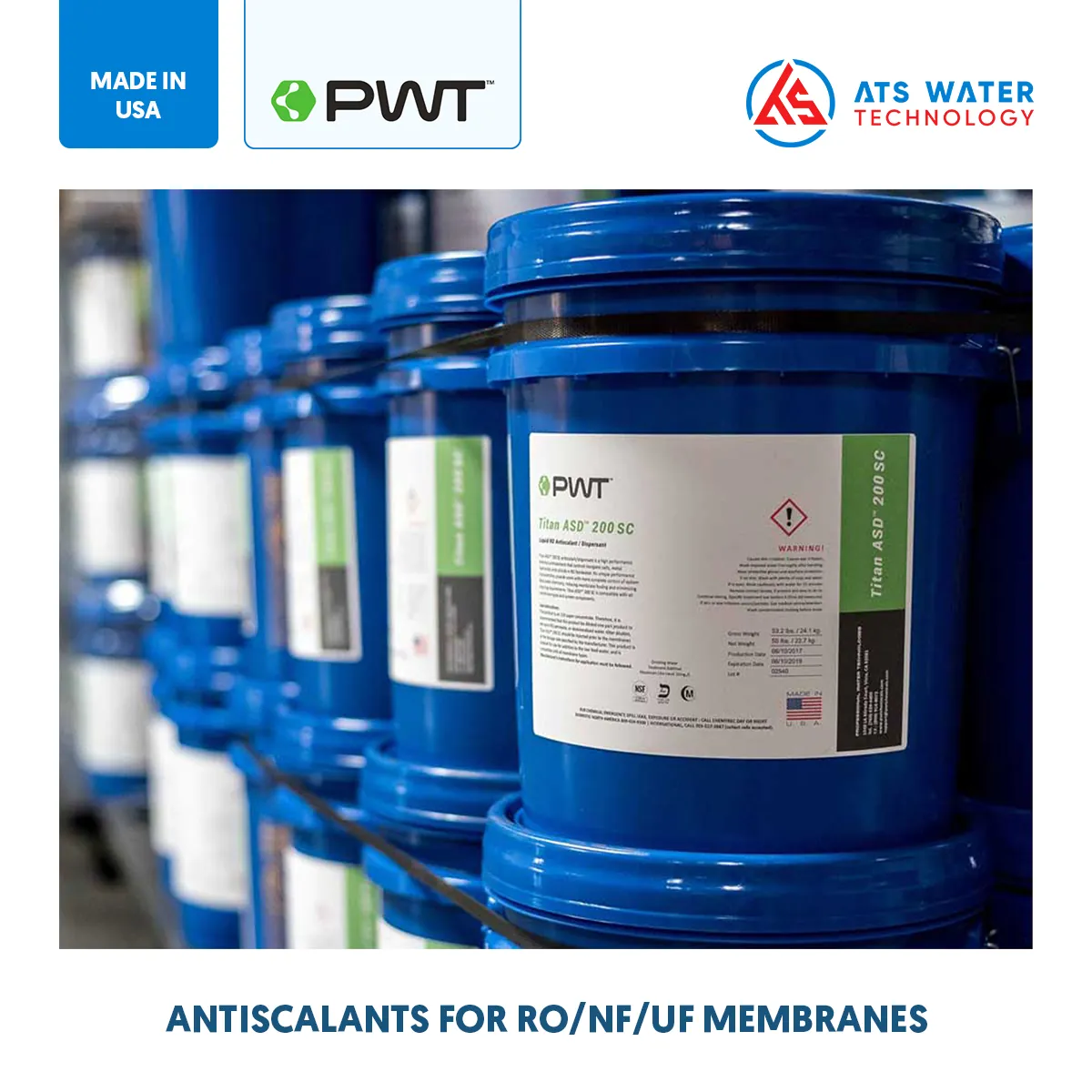 Antiscalant chemicals for RO plant