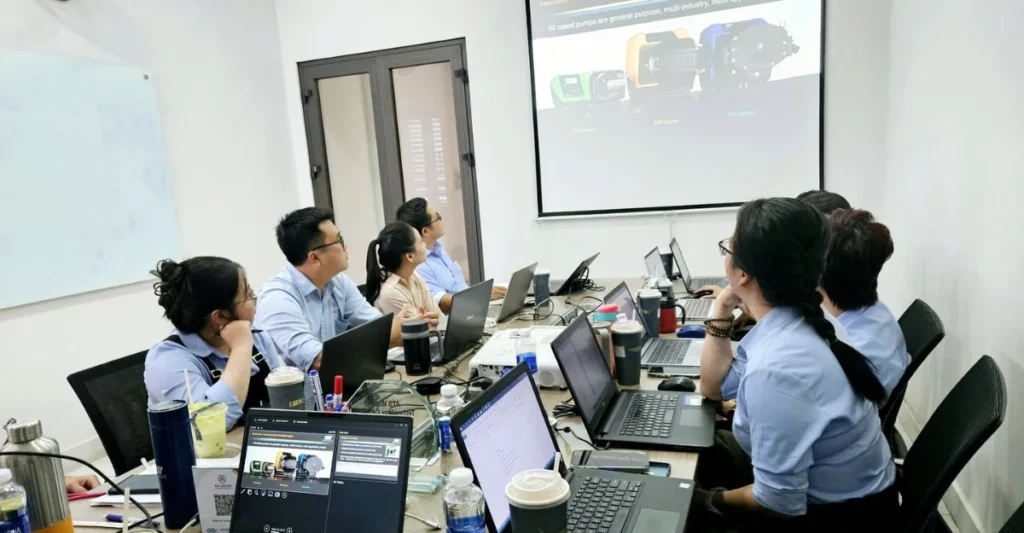 Chuyên gia từ Watson Marlow đào tạo kỹ thuật về bơm nhu động cho đội ngũ nhân viên ATS Water Technology