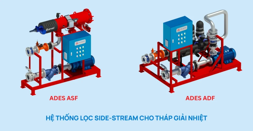Hệ thống lọc side-stream cho tháp giải nhiệt