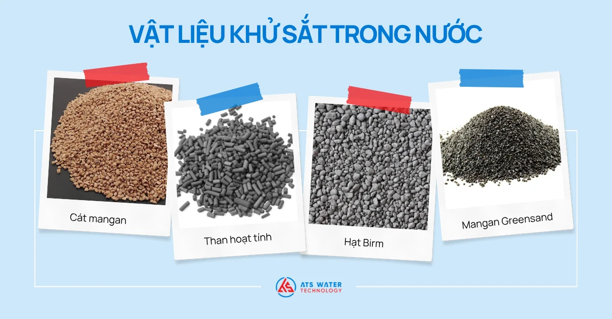 vật liệu khử sắt trong nước